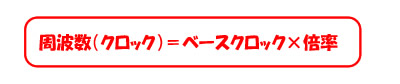 周波数ベースクロック